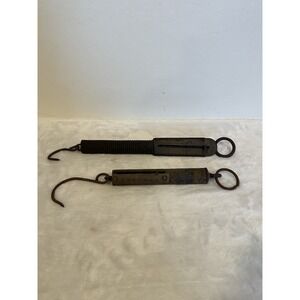 Vintage Fish Scales/hanging‎ Scale Lot Of 2